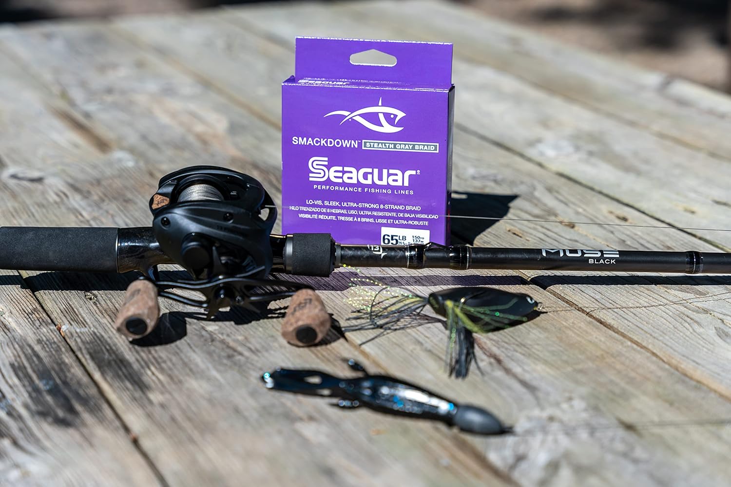 Seaguar Smackdown Low Visibility Braided Fishing Line, Stealth Gray, Multiple Sizes - Image 5